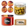Słoiki na przetwory Sonka 330ml fi82mm 100szt + wieczko Zestaw miodowy