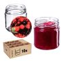 Słoiki na przetwory Lerma 200ml 10szt 66mm + wieczka "Owoce leśne"
