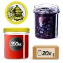 Słoiki na przetwory Avila 350ml 20szt 82mm + wieczka "Pszczoły"