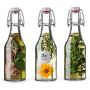 Szklana butelka Nave 250ml z korkiem mechanicznym 3 szt.