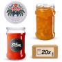 Słoiki na przetwory Seno 315ml fi66mm 20szt + wieczko Kogut