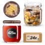 Słoiki na przetwory Salla 425ml fi82mm 24szt + wieczko Miód