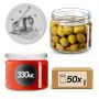 Słoiki na przetwory Sonka 330ml fi82mm 50szt + wieczko Pszczoła