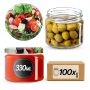 Słoiki na przetwory Sonka 330ml 100szt 82mm + wieczka "Mix warzyw"