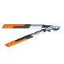 Fiskars 1020186 PowerGear X Sekator dźwigniowy, nożycowy S (LX92)