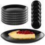Talerz deserowy Regno 19 cm czarny 6 szt.