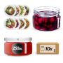 Słoiki na przetwory Denia 250ml 10szt 82mm + wieczko "Garden"
