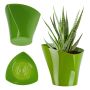 Doniczka asymetryczna 22 cm, zielona