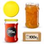Słoiki na przetwory Seno 315ml fi66mm 100szt + wieczko Żółty