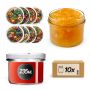 Słoiki na przetwory Tartu 235ml fi82mm 10szt + wieczko Warzywny mix