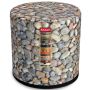 Pufa dekoracyjna Fasano 40 x 41 cm, kamyki