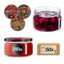 Słoiki na przetwory Denia 250ml 50szt 82mm + wieczko "Haft"