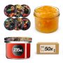 Słoiki na przetwory Tartu 235ml fi82mm 50szt + wieczko Ptaki