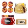 Słoiki na przetwory Raja 300ml fi82mm 20szt + wieczko Zestaw miodowy