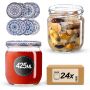 Słoiki na przetwory Salla 425ml fi82mm 24szt + wieczko Bolesławiec