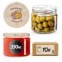 Słoiki na przetwory Sonka 330ml fi82mm 10szt + wieczko Miód z pasieki