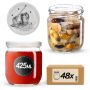 Słoiki na przetwory Salla 425ml fi82mm 48szt + wieczko Pszczoła