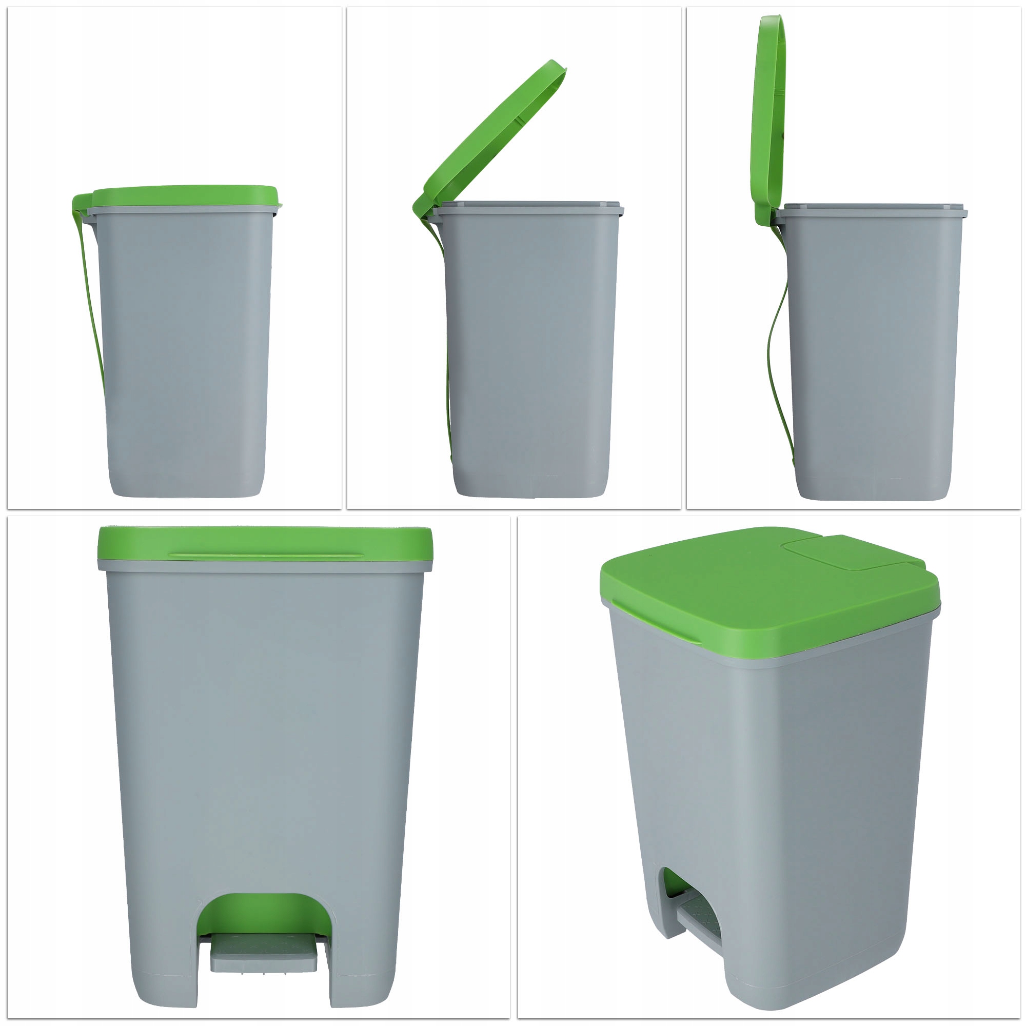 Kosz na śmieci Curver Essentials 20L, zielony