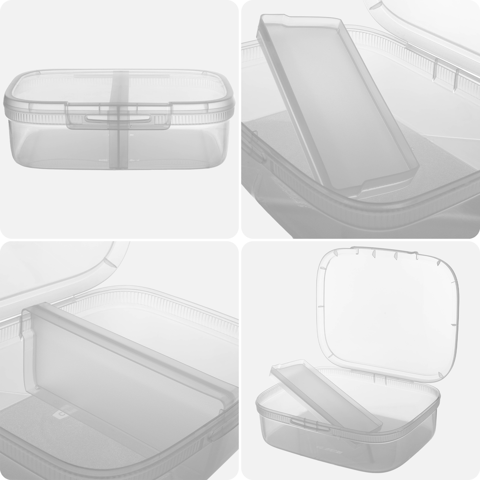 Pojemnik na żywność prostokątny Curver Snap Box 3,3L