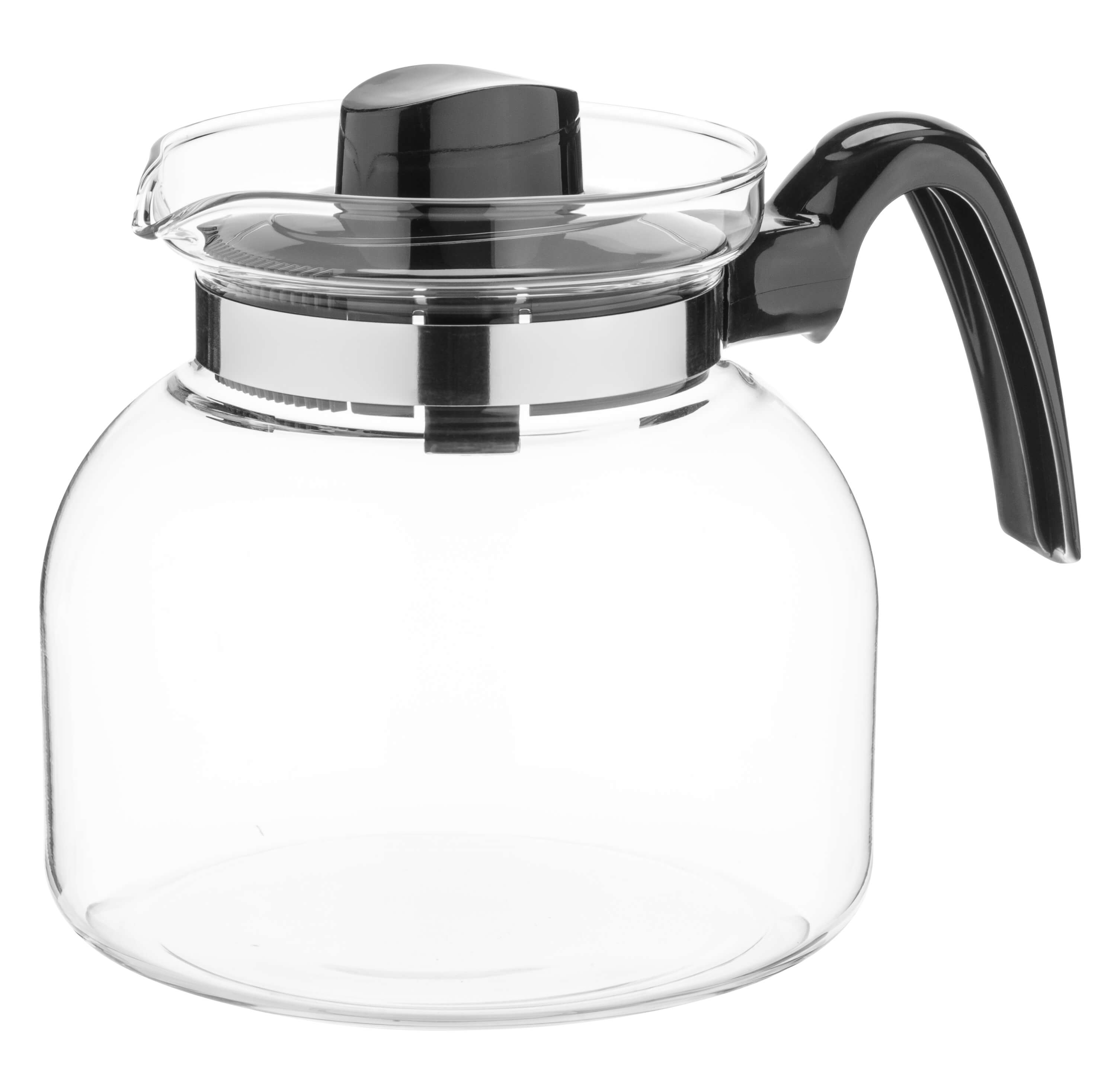 Dzbanek z pokrywką do herbaty 1,5L czarny