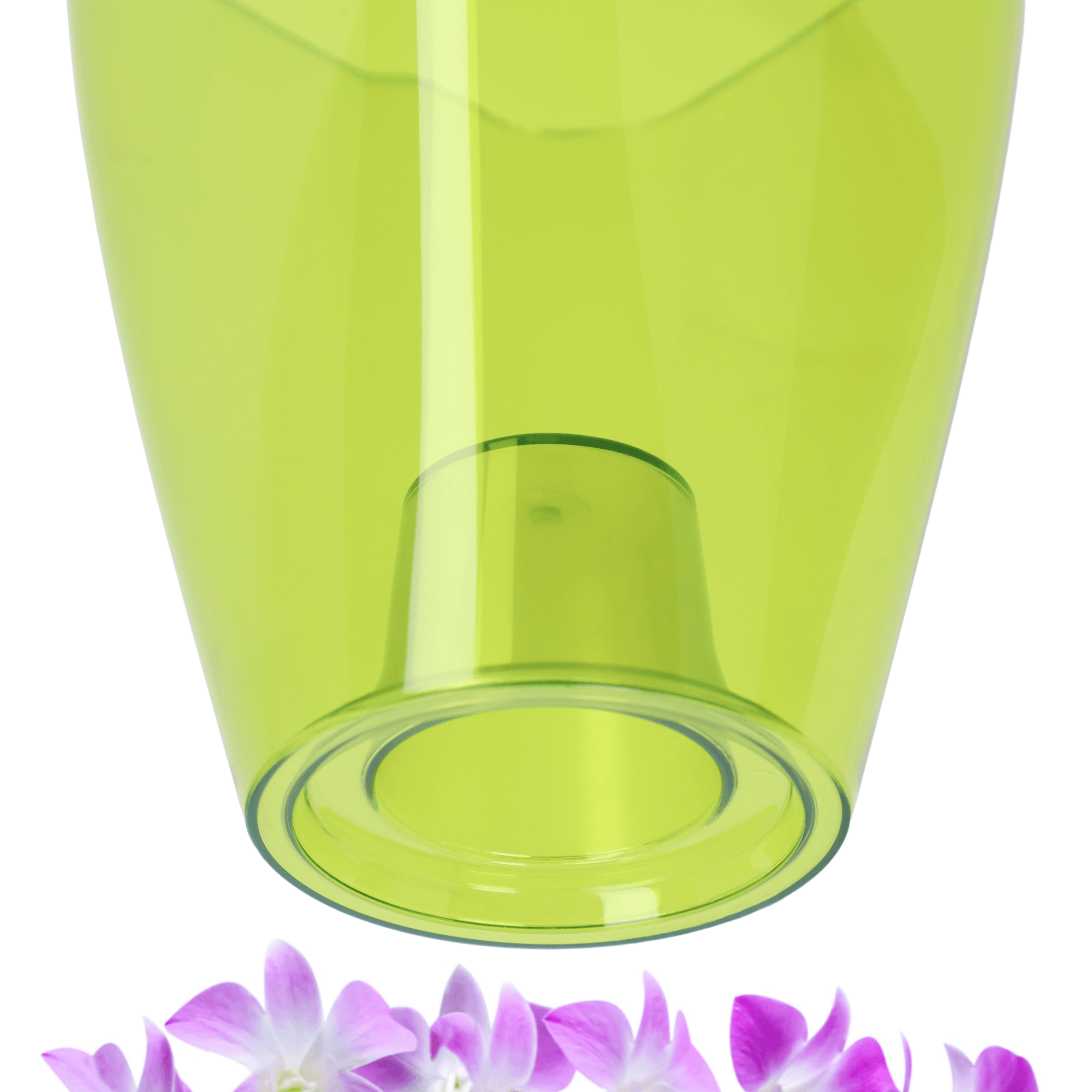 Doniczka kwadratowa Menfi 9 cm, zielona