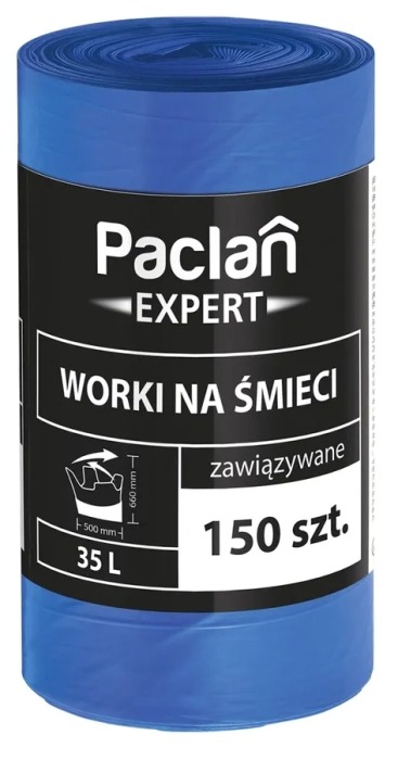 Paclan Expert worki na śmieci Multitop 35L 150 szt.