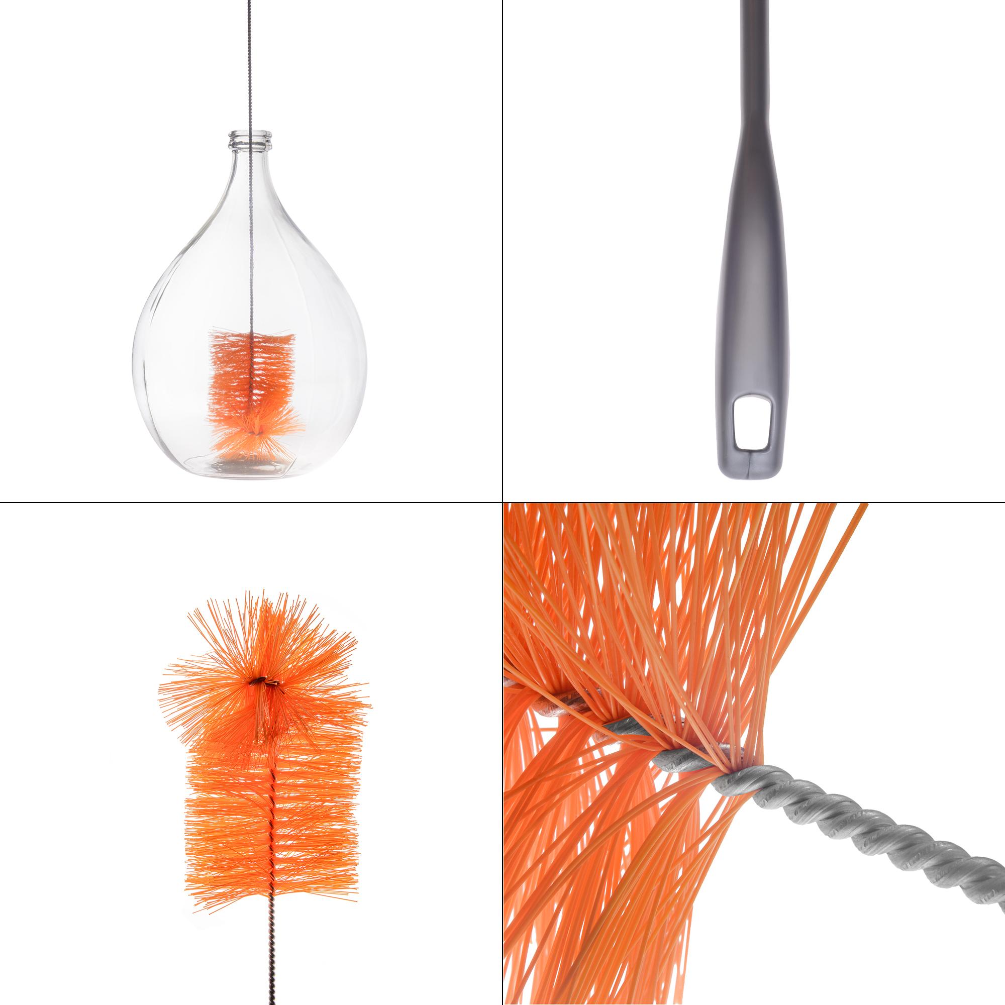 Szczotka do balonów Foce krótka