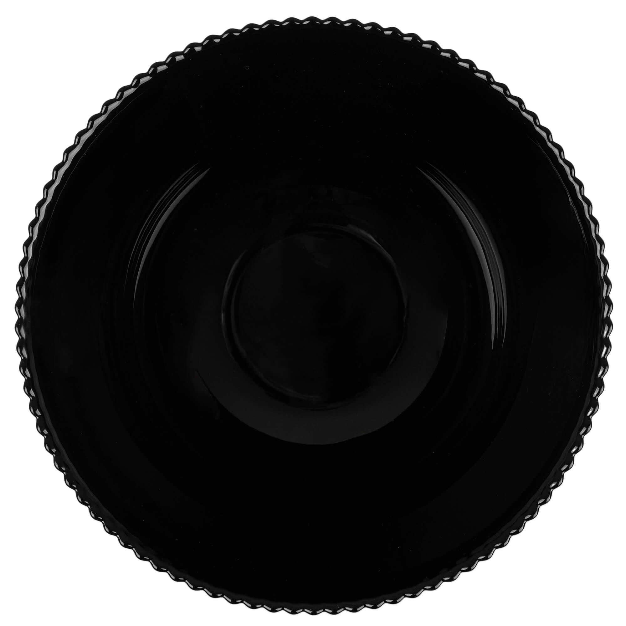 Salaterka szklana Regno 20.3 cm czarna 1 szt.