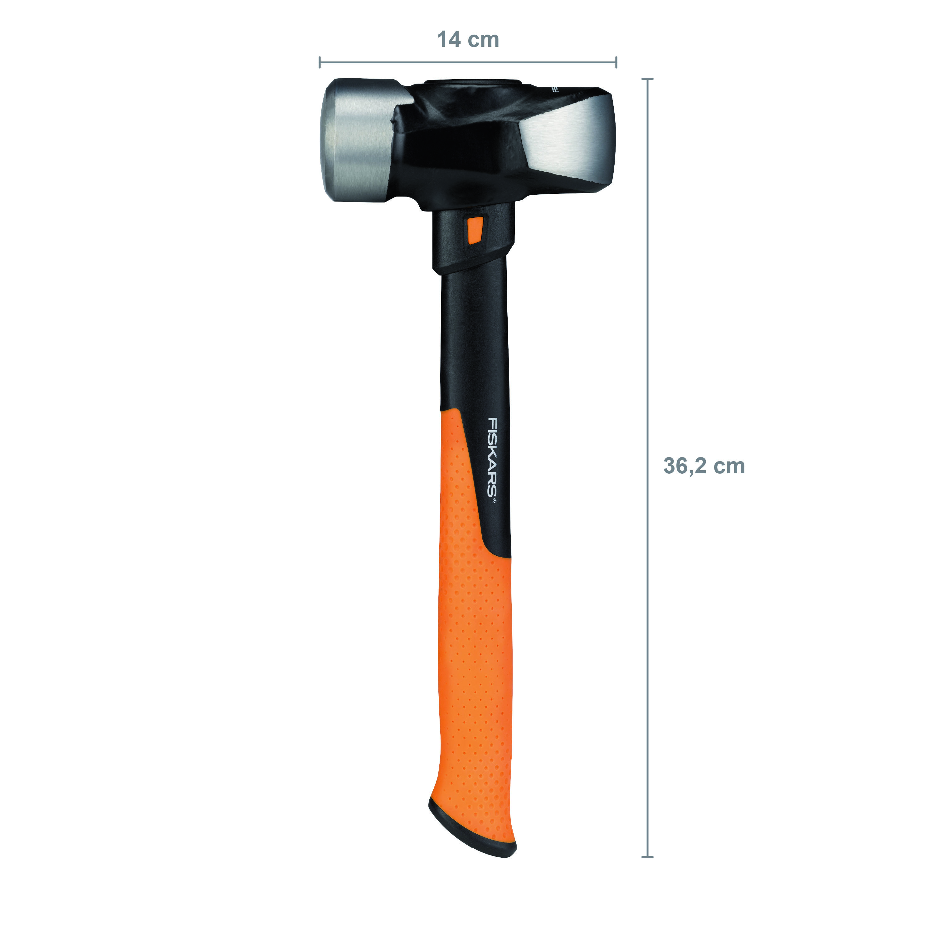 Fiskars 1020218 IsoCore Młotek wyburzeniowy krótki rozłupujący L