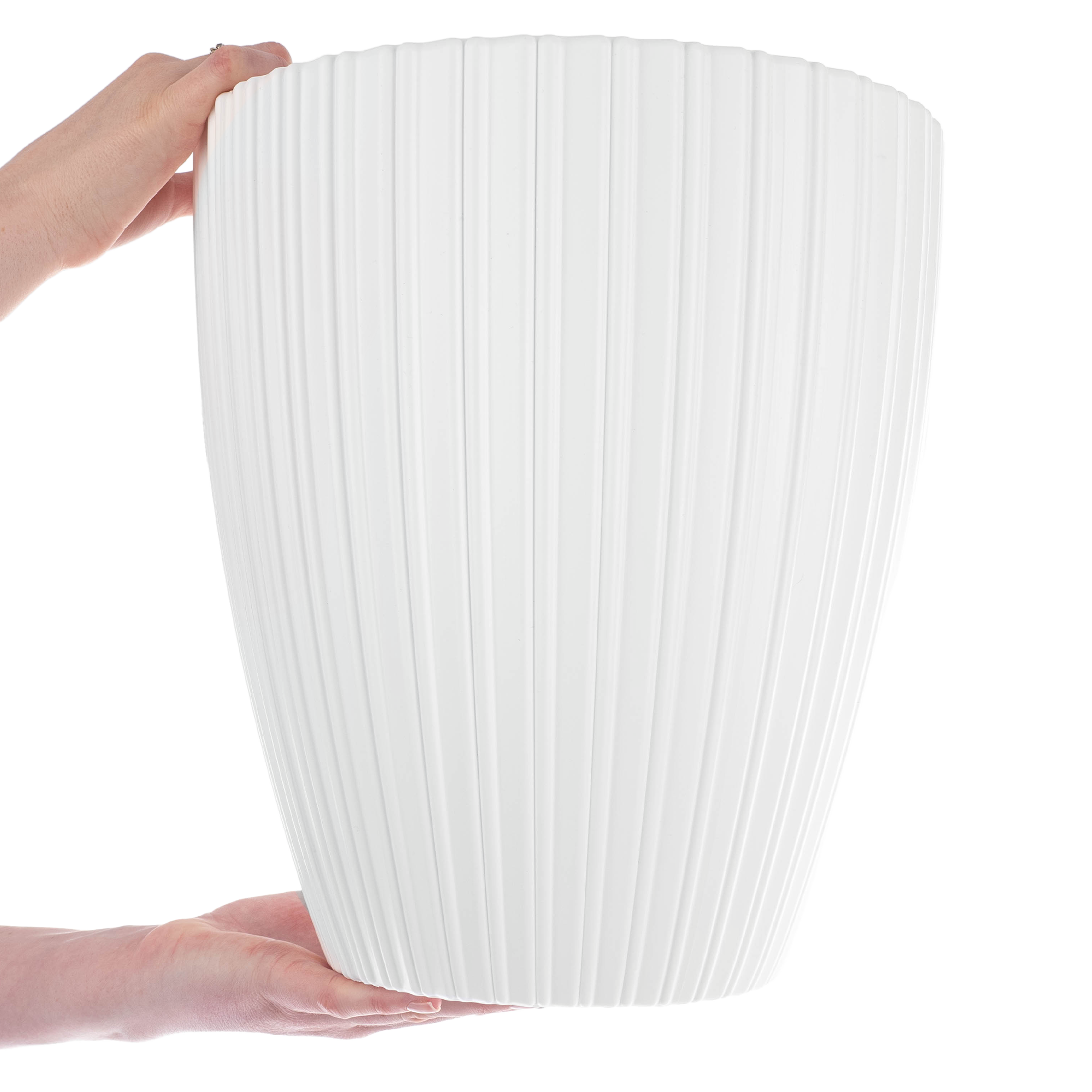 Doniczka na kwiaty Raivael 40 cm biała