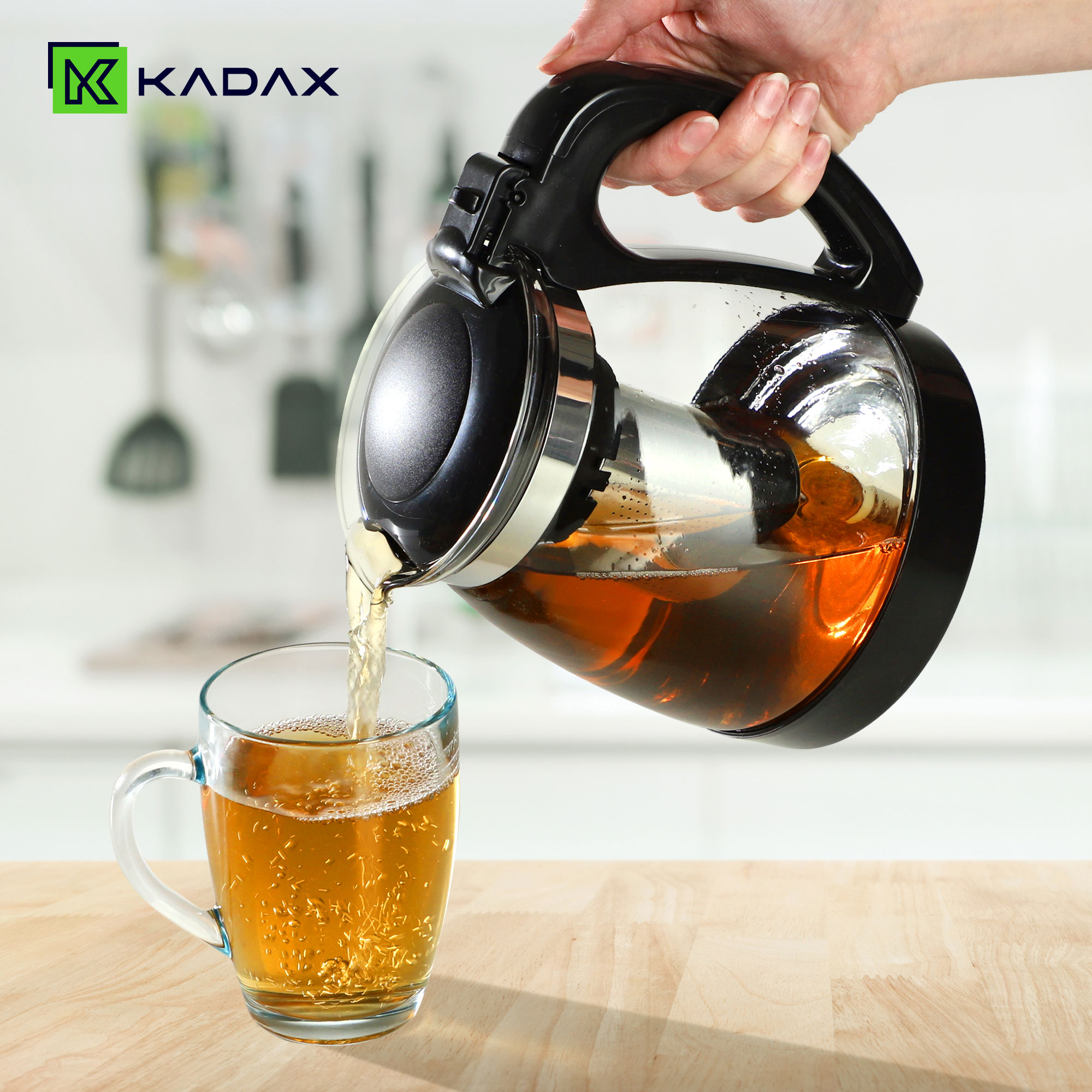 Dzbanek szklany z zaparzaczem Invrea 2.2L