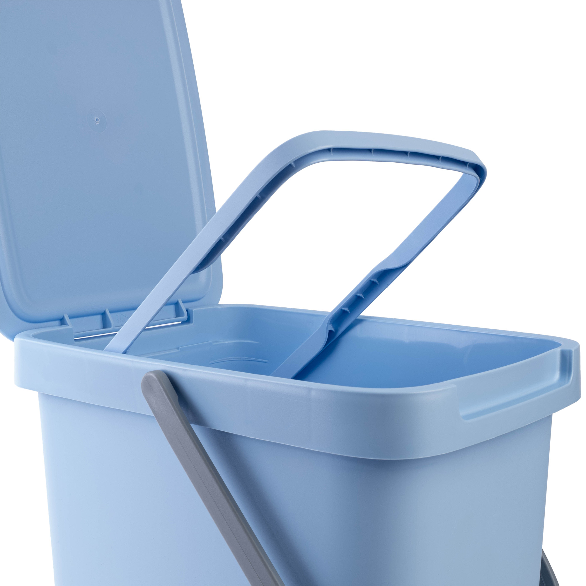 Kosz na śmieci Salans jasny niebieski 12L