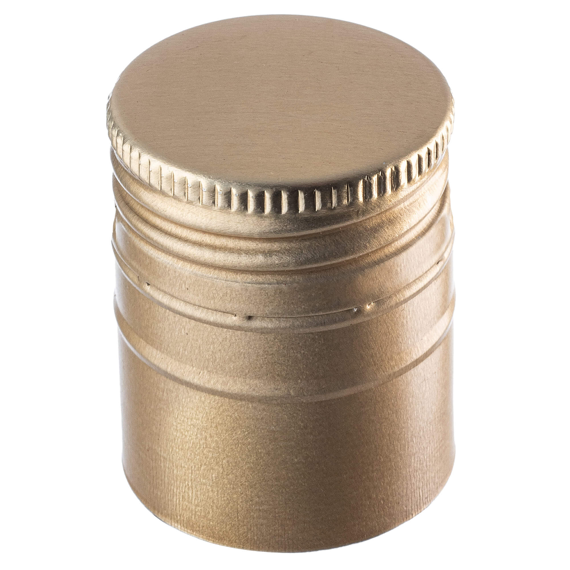 Aluminiowa zakrętka do butelek Annot fi 28mm długa złota 100 szt.