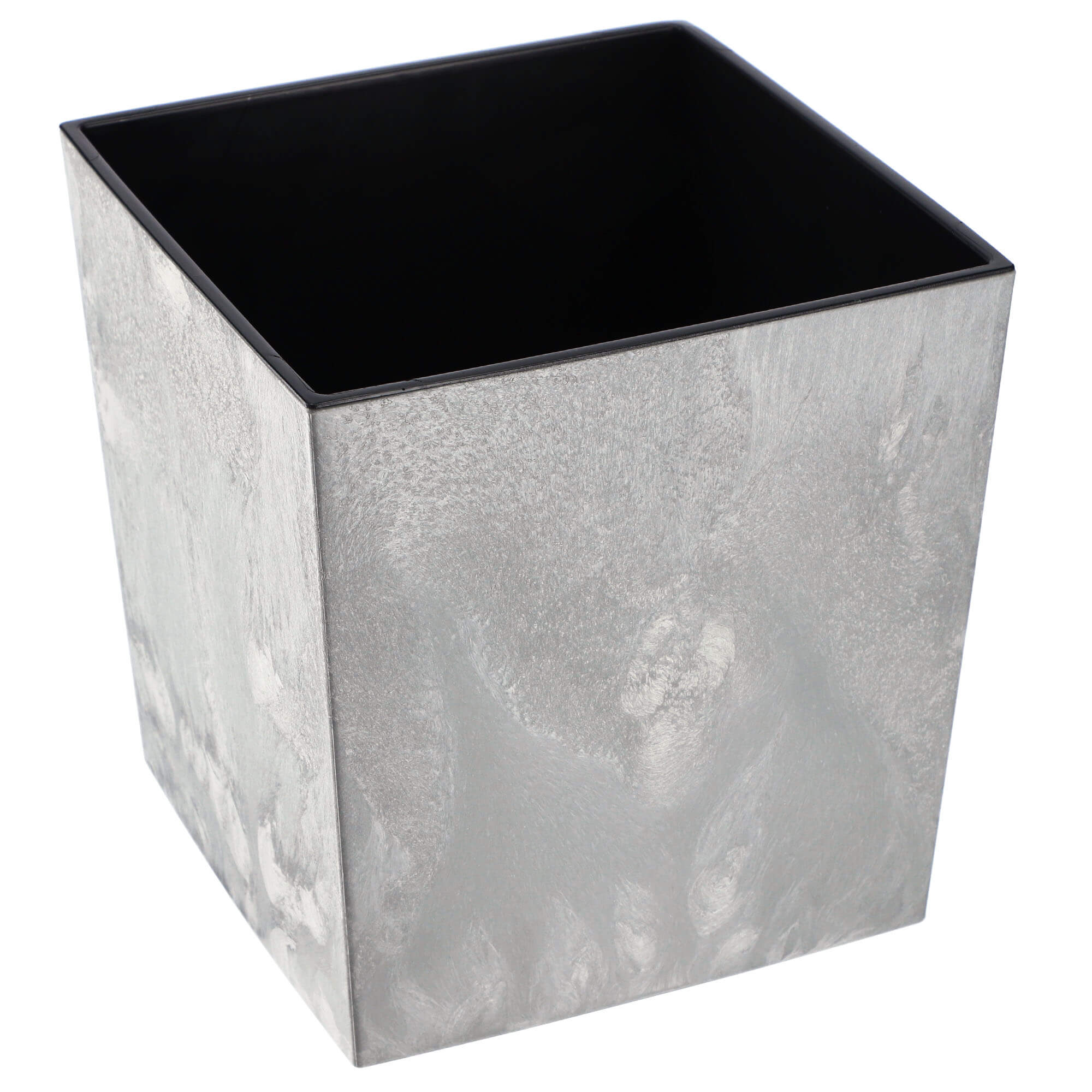 Doniczka z wkładem Tres 25cm szary beton
