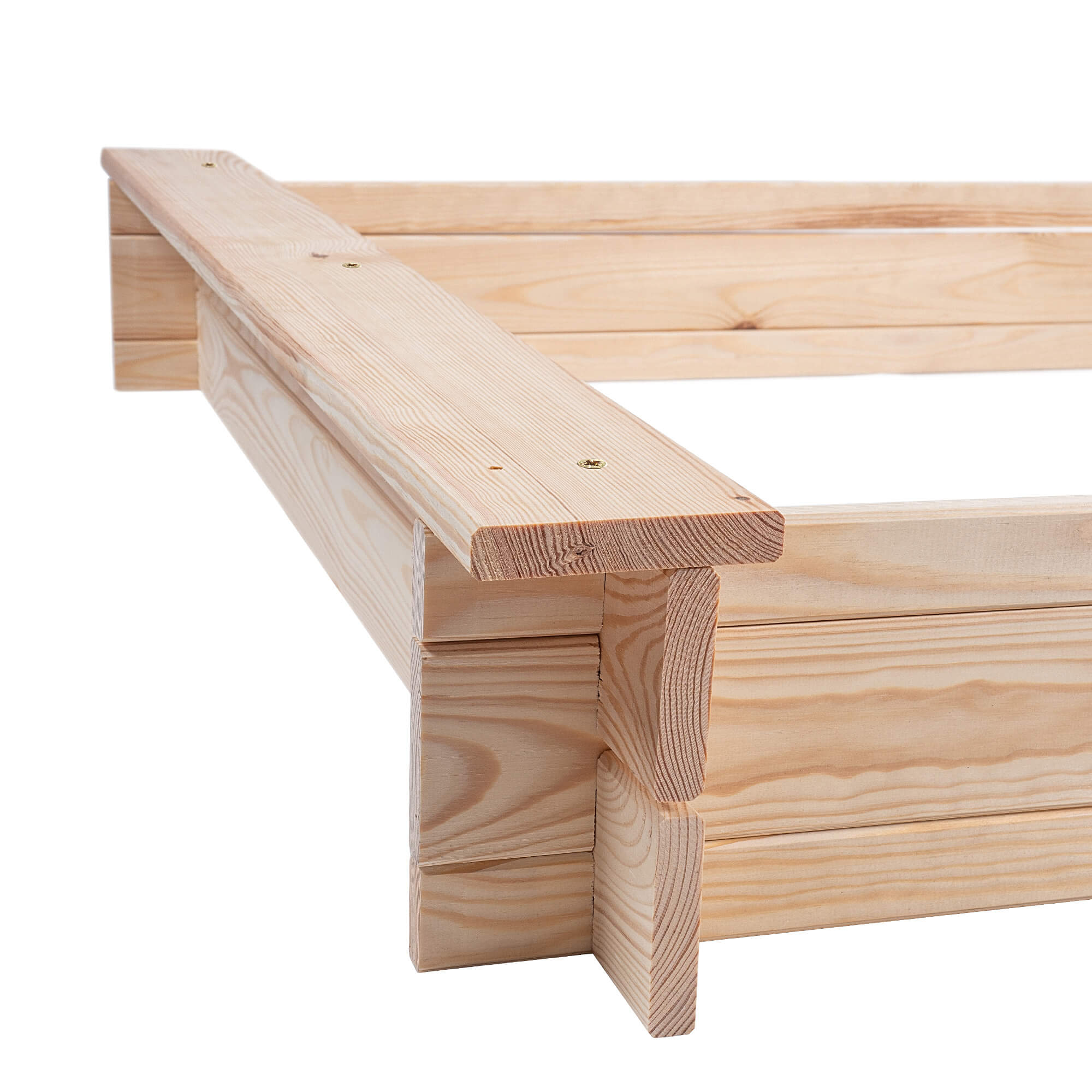 Piaskownica drewniana 18 x 119 cm, sosna surowa