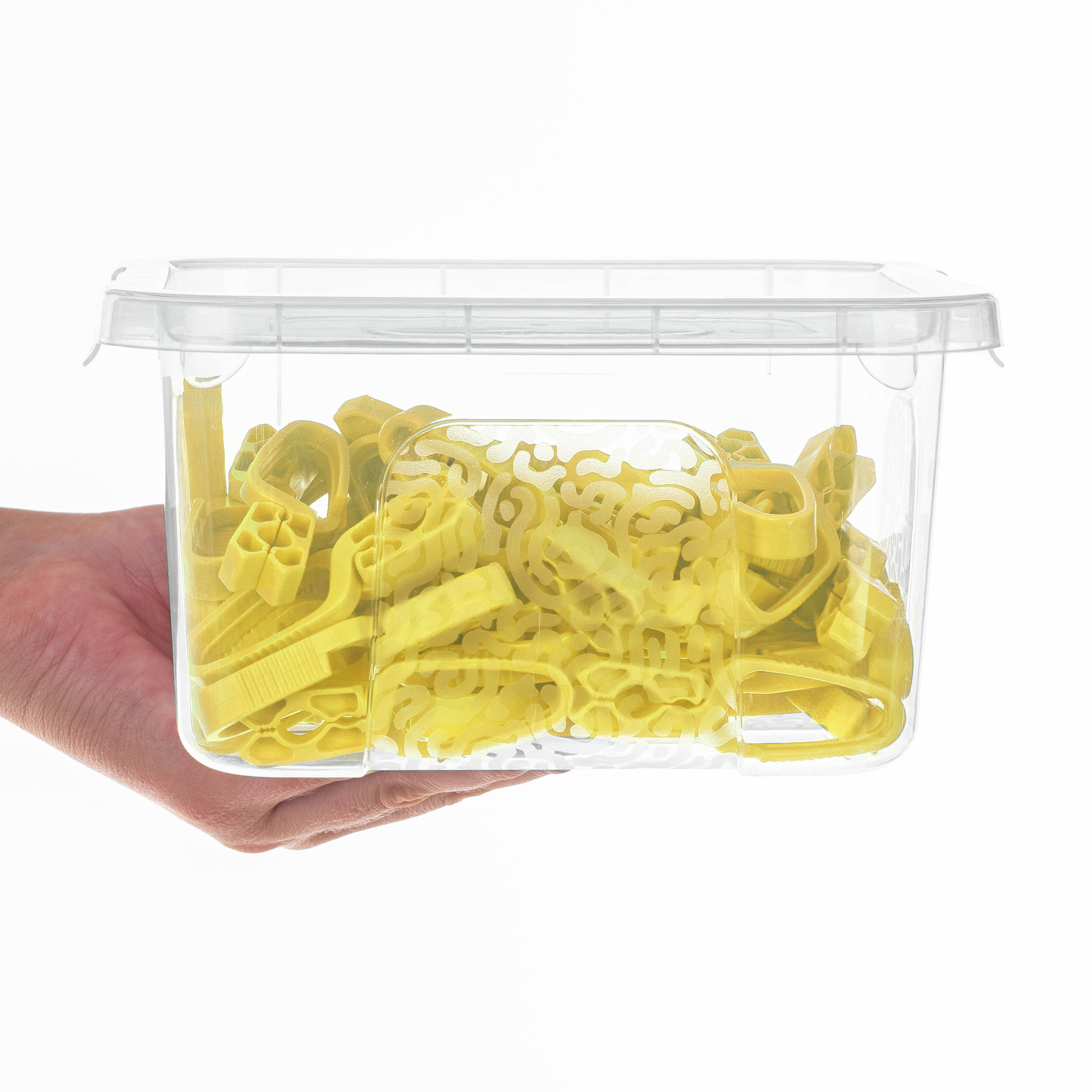 Klamerki na pranie Albet żółty 50szt+multibox