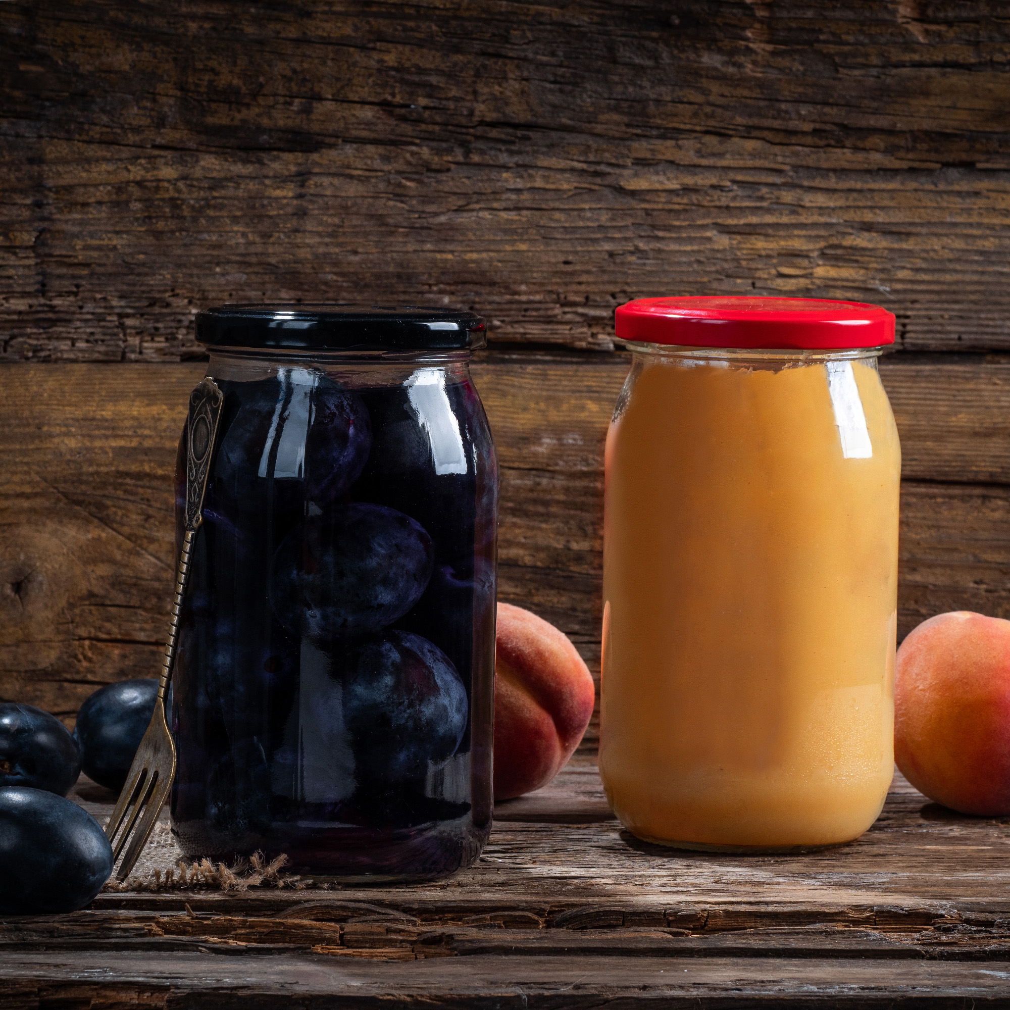 Słoiki na przetwory Simo 900ml 8szt 82mm + wieczka "Papryka"