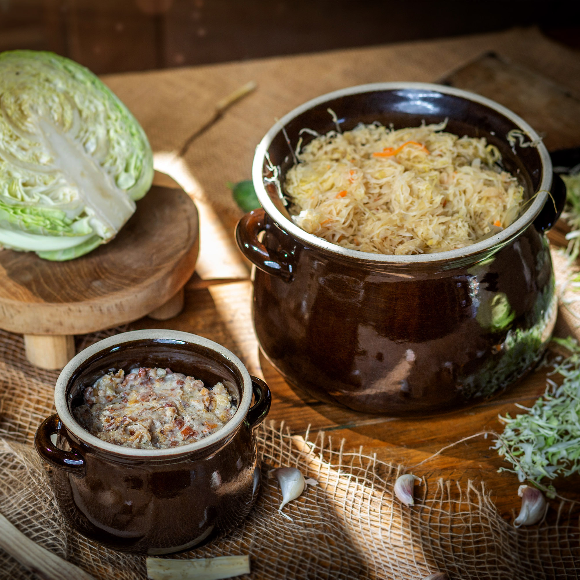 Garnek kamionkowy Athena 6L