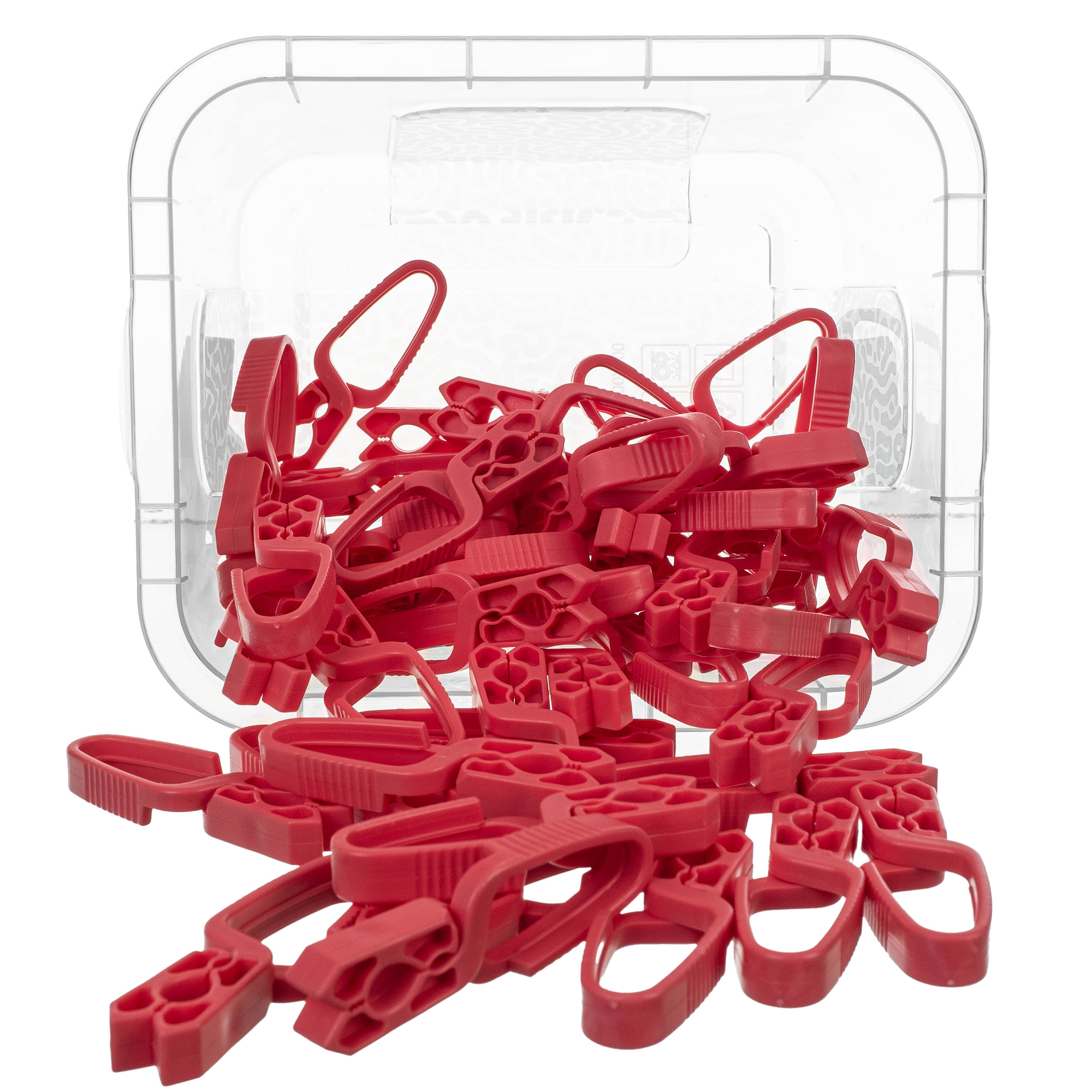 Klamerki na pranie Albet czerwony 50szt+multibox