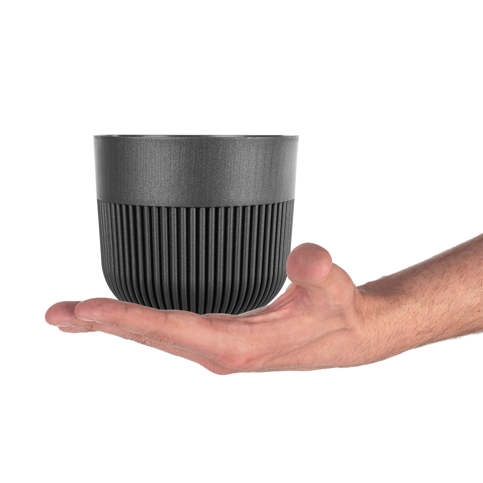 Doniczka osłonka Ornon 13 cm grafit