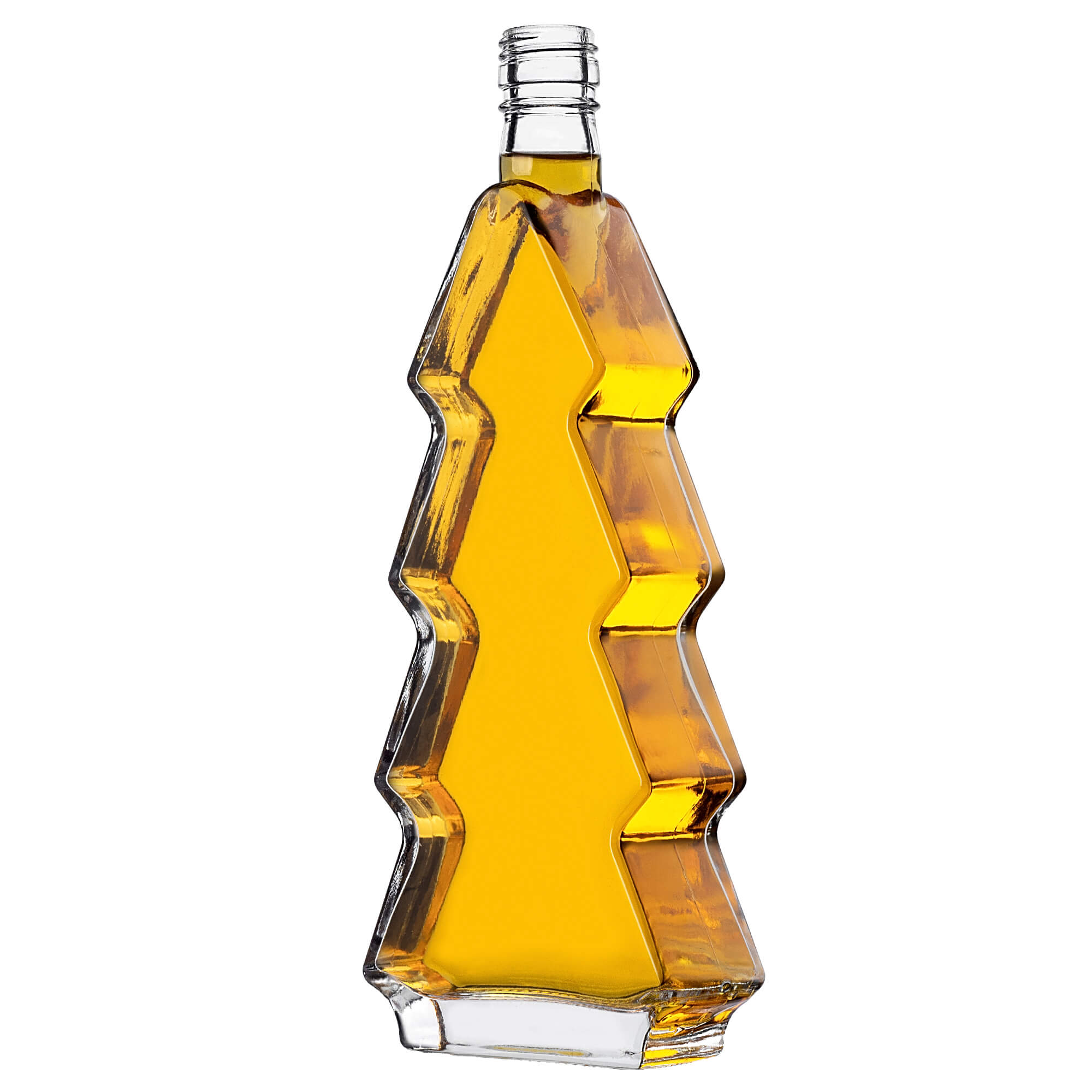 Szklana butelka choinka Enna 500ml z zieloną zakrętką 1 szt.