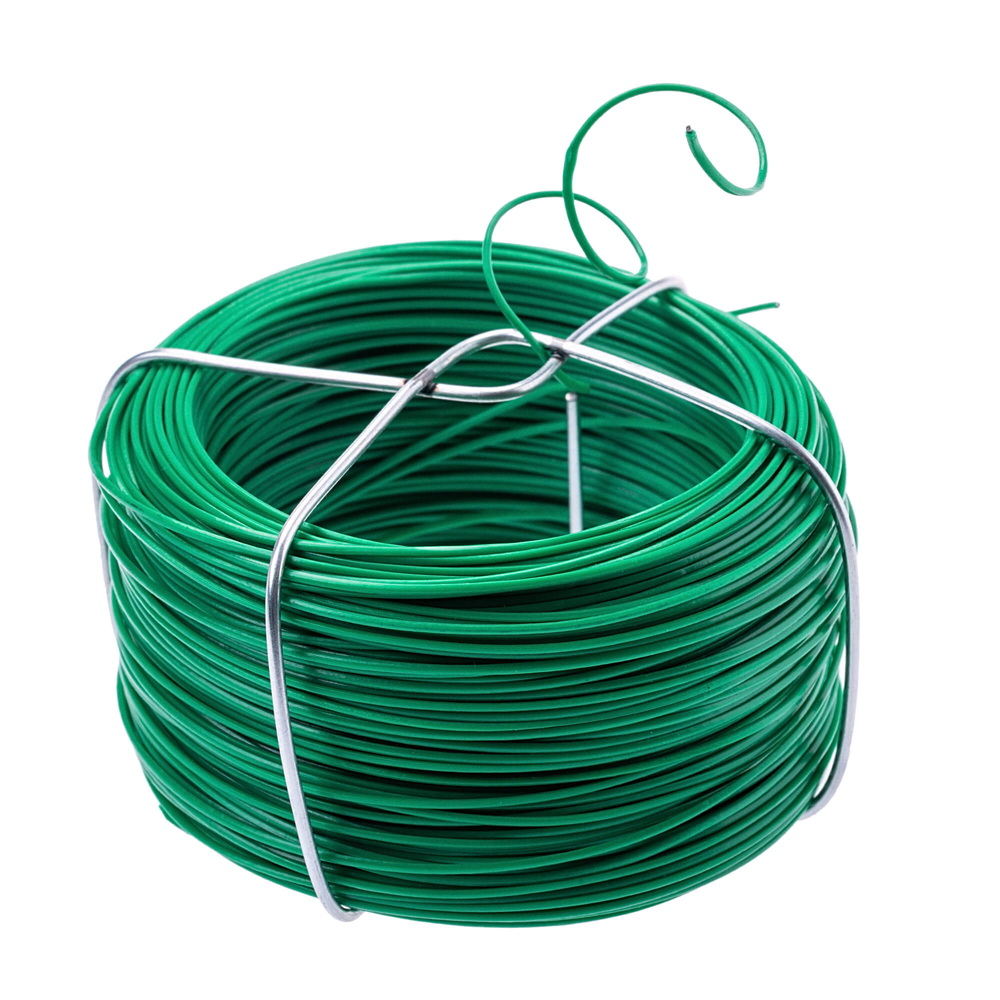 Drut ogrodniczy pokryty PVC Brion 50 m zielony 4 szt.