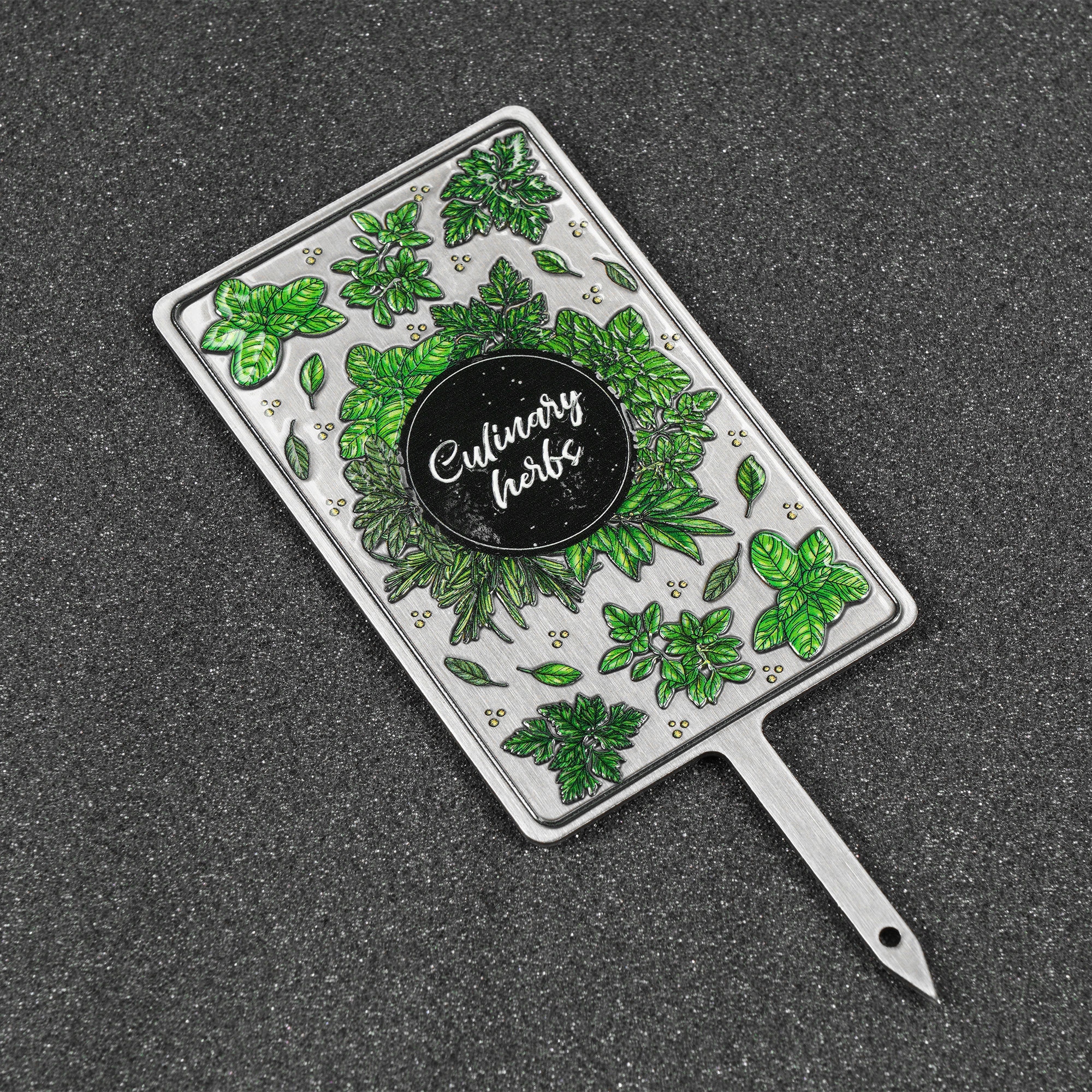 Tabliczka do ziół 5 x 12 cm, bazylia