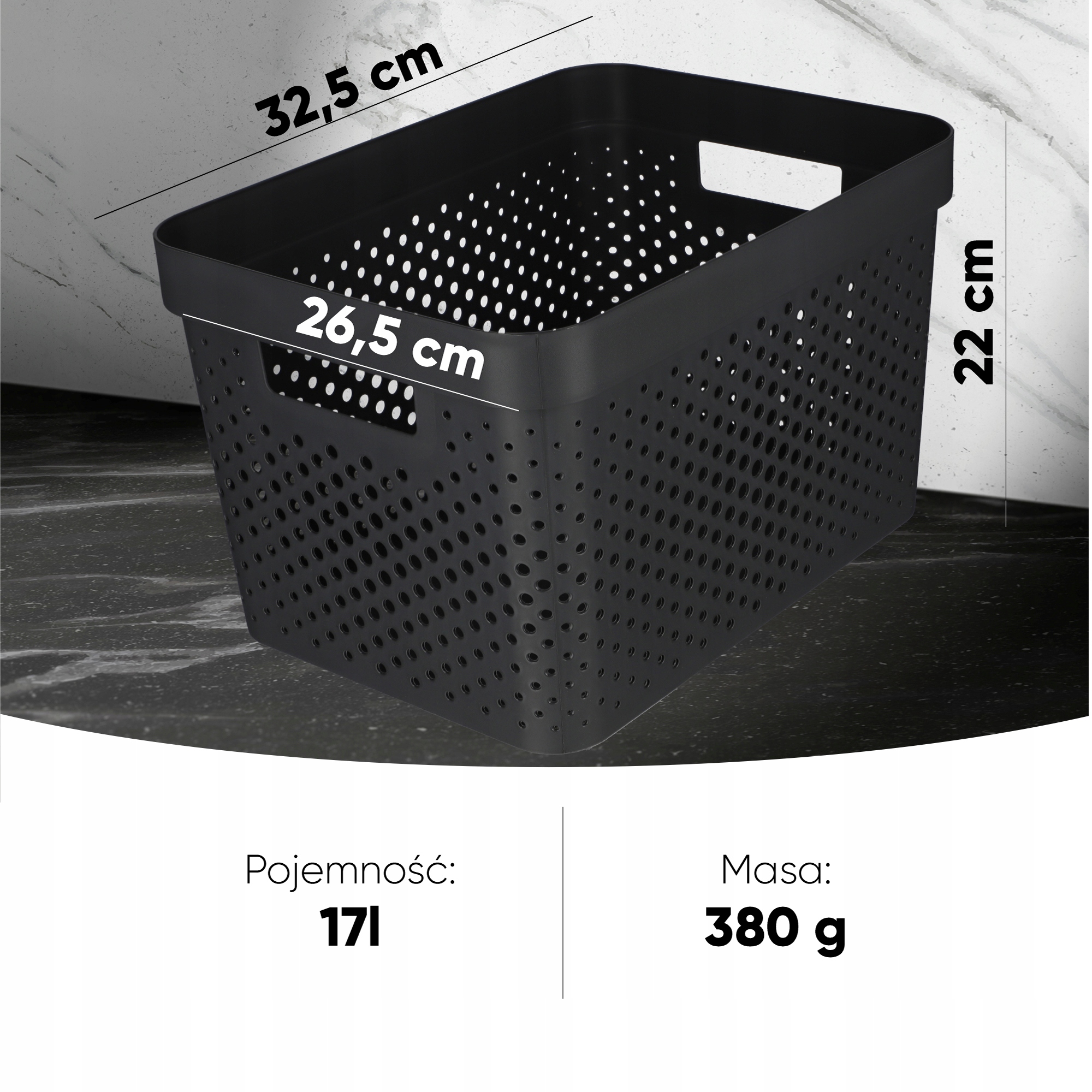 Pojemniki do przechowywania Curver Infinity 4,5 + 11 + 17L, ciemny szary