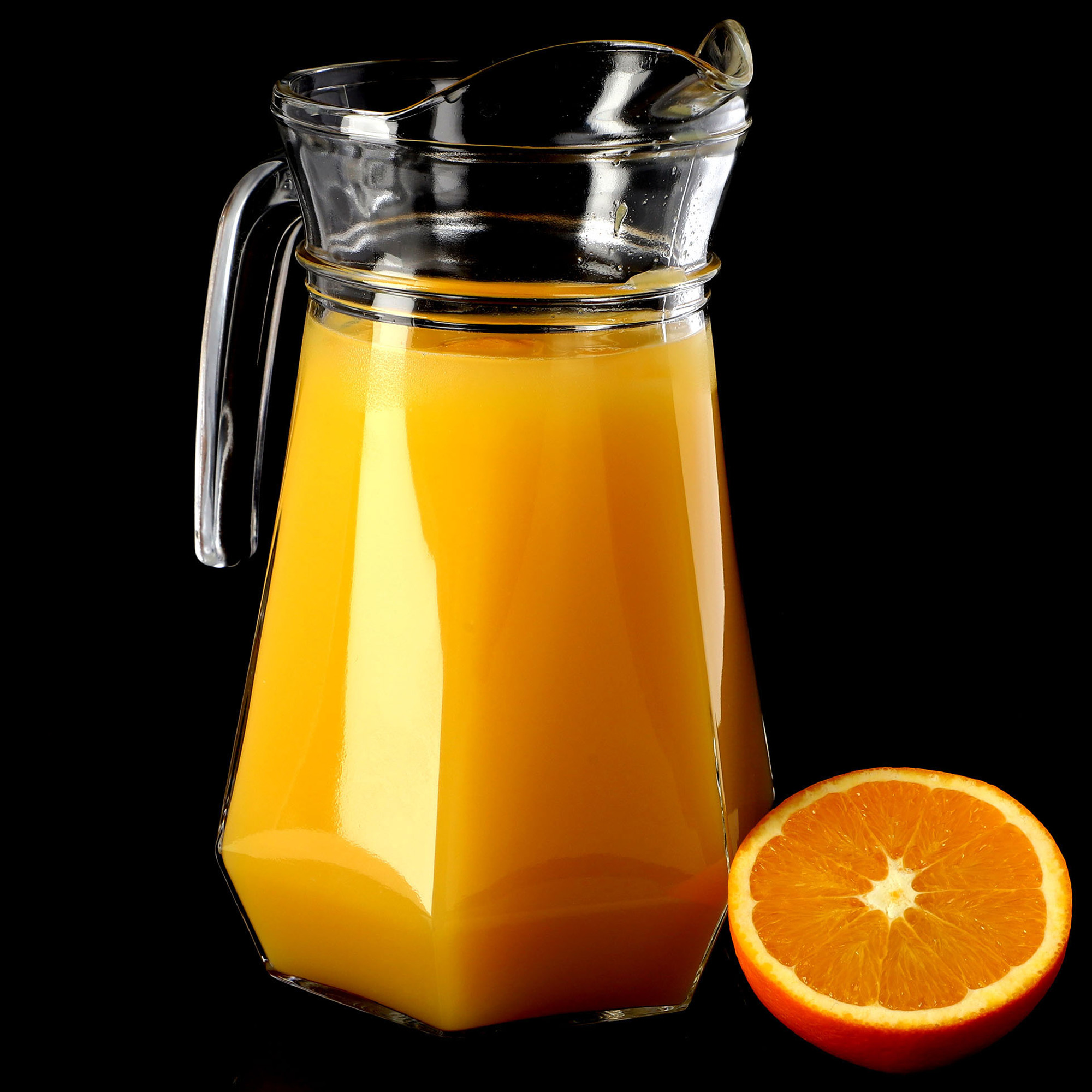 Zestaw szklanek Asti 300 ml 6 szt + Dzbanek Sanza 1,2L