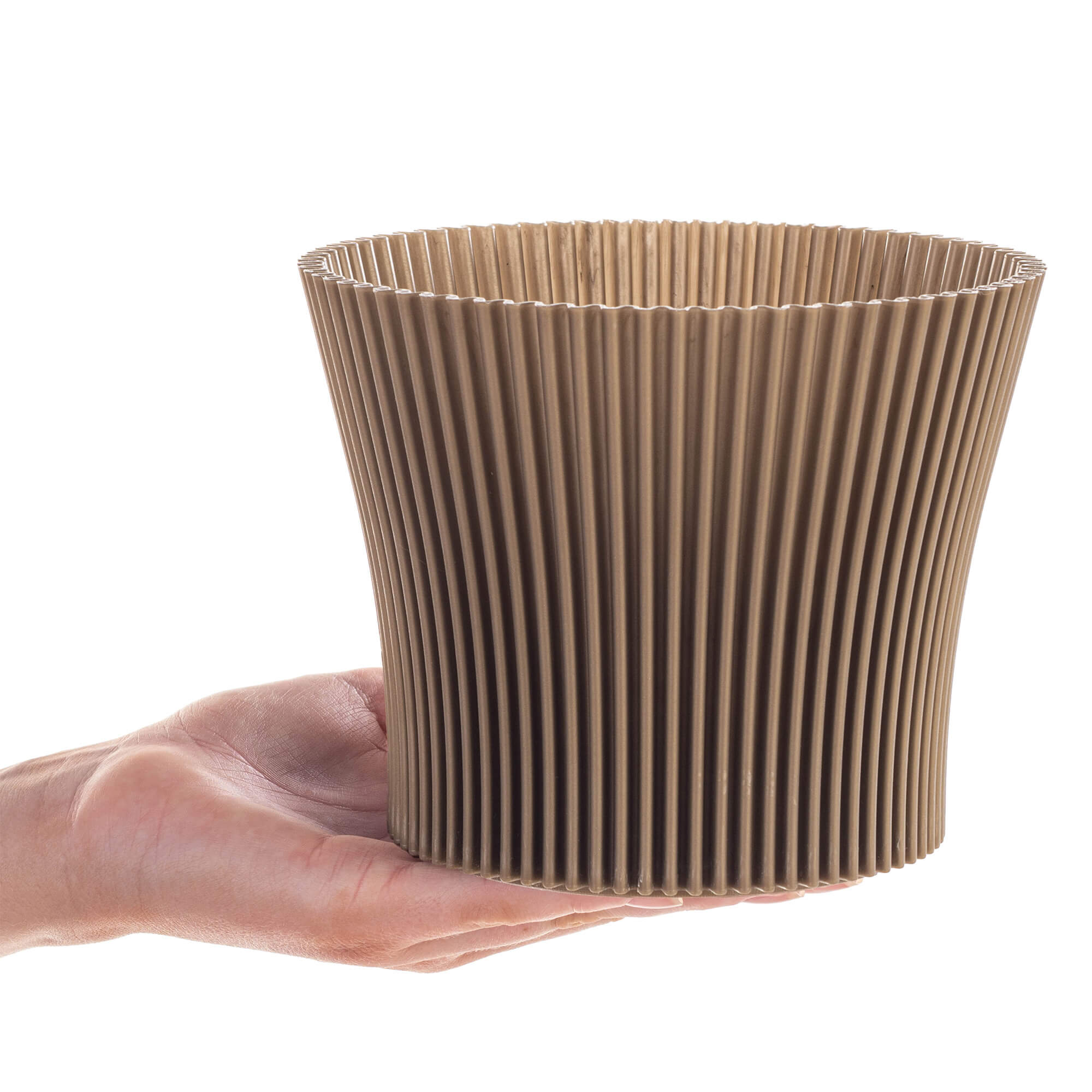 Doniczka na kwiaty Estrela 17cm złoty