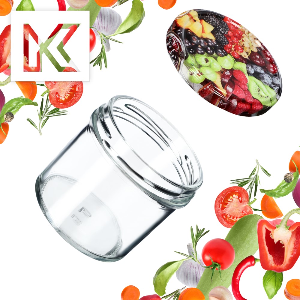 Słoiki Vigo 140ml 10szt 66mm + wieczko "Mix owoców"
