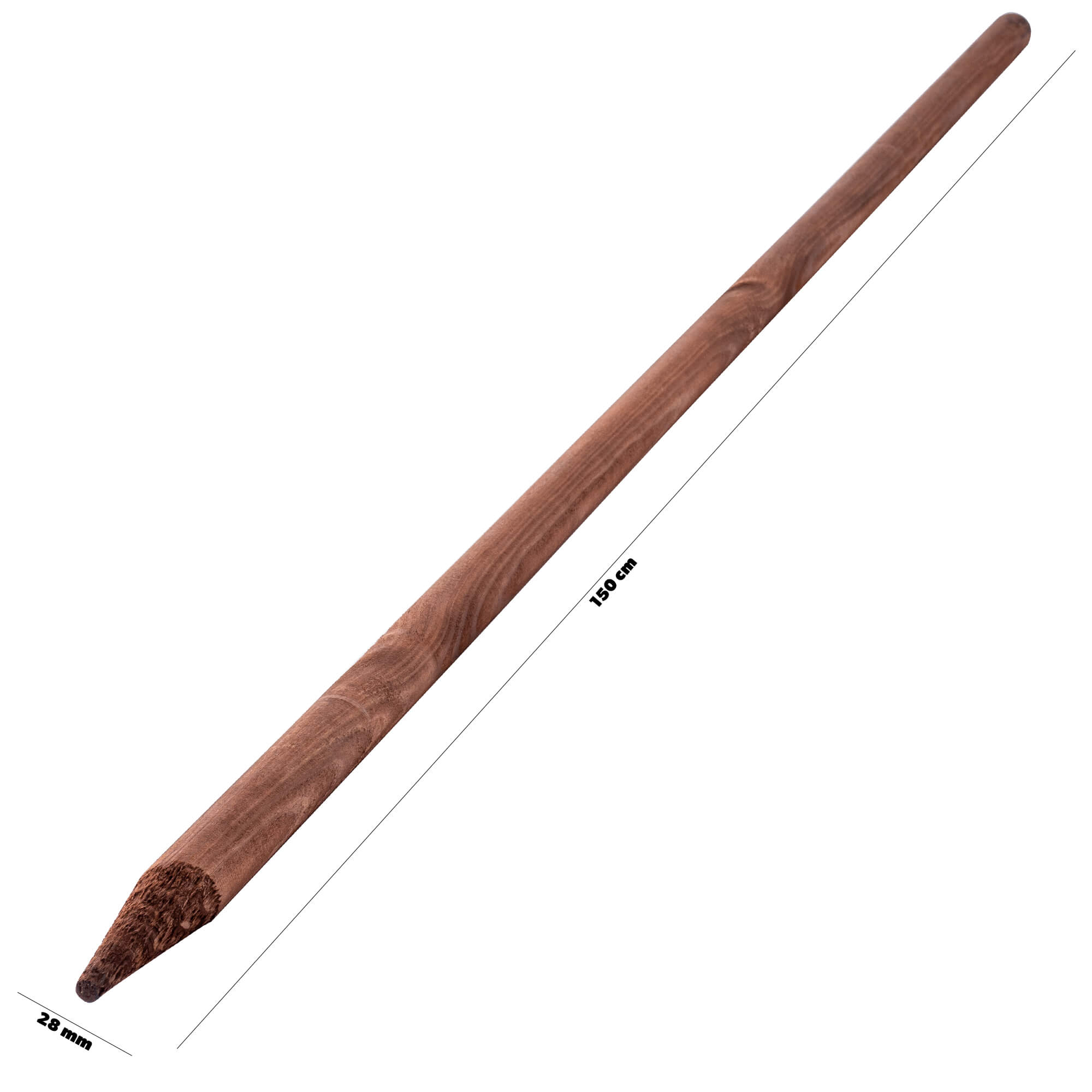 Podpora do roślin drewniana Tarup palik 28 mm x 150 cm 10 szt.