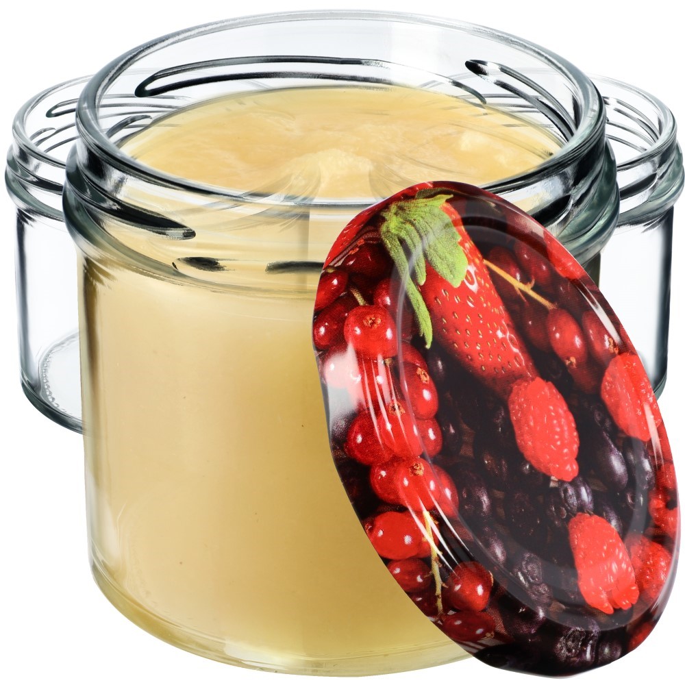 Słoiki Vigo 140ml 20szt 66mm + wieczko "Jagody"