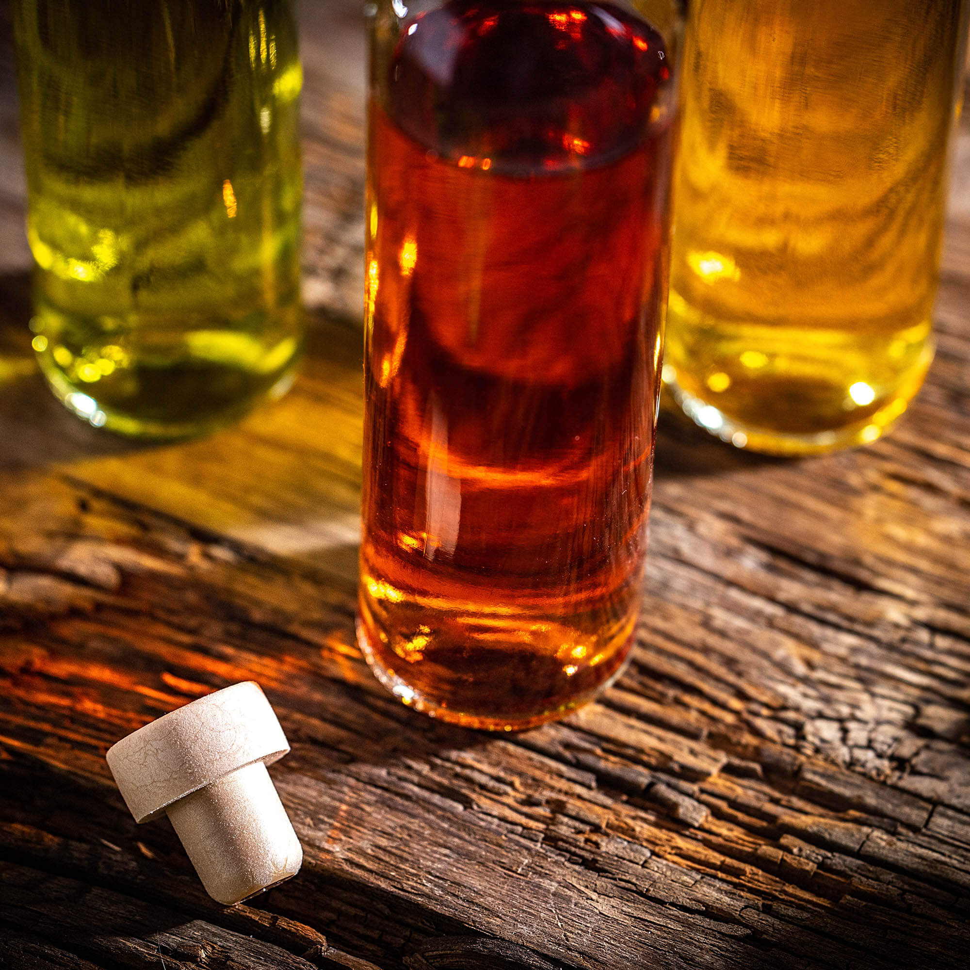 Butelka z korkiem Mocali 0,25L z korkiem fi17, 2 szt.